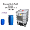 HCl 31%-37% Price Tech Grade Hydrochloric Acid Liquid