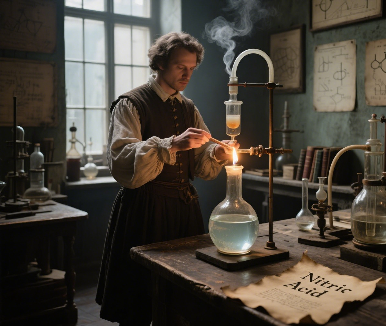 discovery of nitric acid