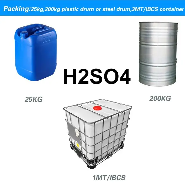 Sulfuric Acid (H₂SO₄) 98% Industrial Grade